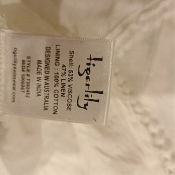 Tigerlily Tanoosa Mini dress in White size 6 - Picture 7 of 12